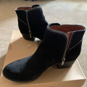 Woman Lucky Brand LK-Boide Black Suede Booties